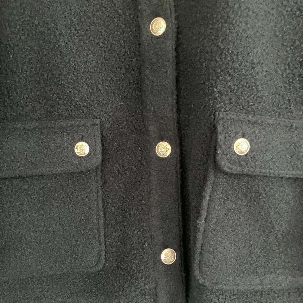 J CREW Long Sleeve Black Teddy Sweater Jacket Size XXL - Picture 5 of 10